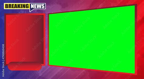 breaking news background with green screen. news background 4k, broadcasting, news channel green ...