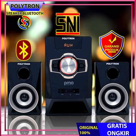 Jual Speaker Polytron Speaker Bluetooth Pma Garansi Resmi Shopee