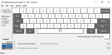 keyboard layout creator : Global Nerdy