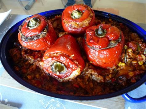 Gefüllte Paprika nach meiner Art Rezept kochbar de