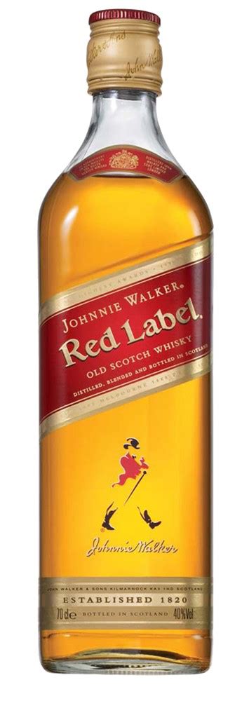 Whisky JOHNNIE WALKER Red Label 1L Spiritueux importés chez La