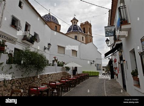 ALTEA OLD TOWN, COSTA BLANCA SPAIN Stock Photo - Alamy