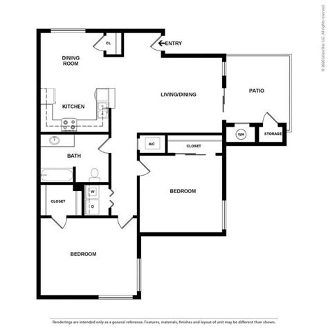 2-4 Bedroom Apartments Fresno, CA | Maplewood Floor Plans