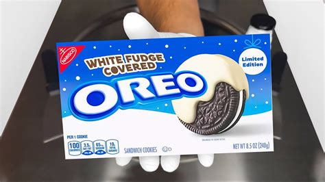 White Fudge Oreo Ice Cream Rolls Limited Edition Cookies Oddly