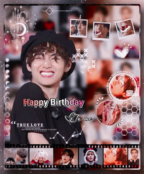 Editing Idea Bts Happy Birthday Bts V Birthday Birthday Wishes For Kim Taehyung