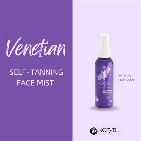 Norvell Social Image Venetian Self Tanning Face Mist Sunless