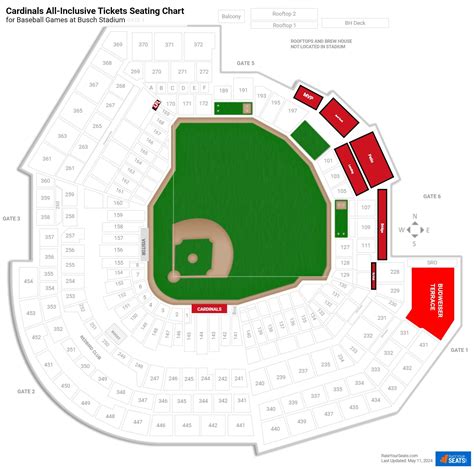 Busch Stadium Suite Map