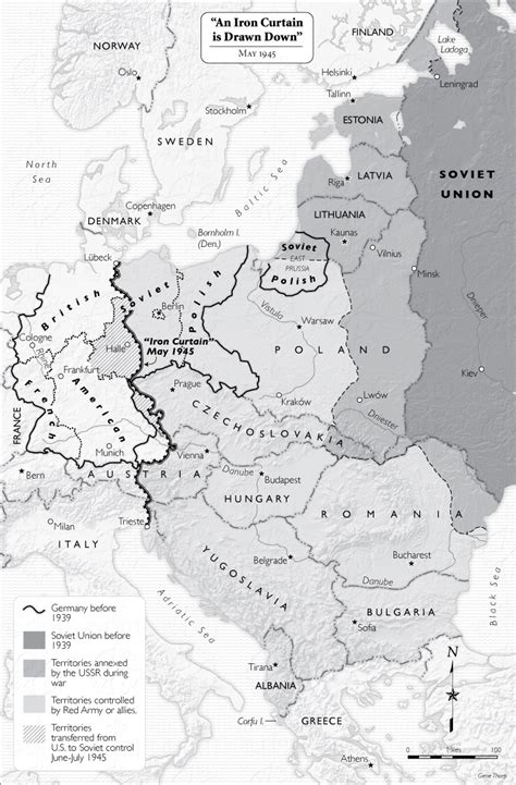 Iron Curtain Map