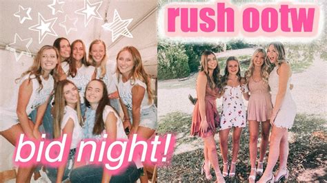 Rush Outfits Of The Week Sorority Recruitment Vlog My Experience