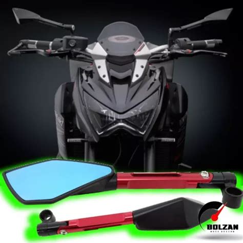 Retrovisor Esport Tomok2 Tipo Rizoma Xj6 Hornet Cb Vermelho