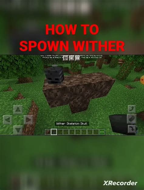 How To Summon Wither In Minecraft😱😱 Youtube