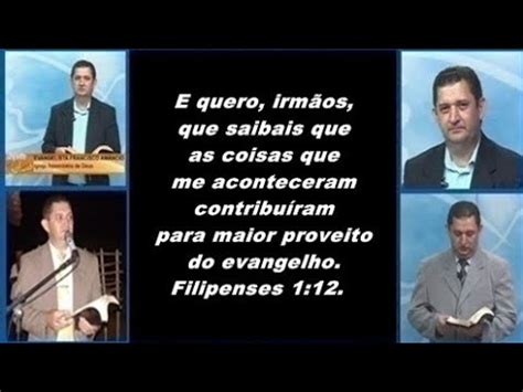 Filipenses 1 13 As minhas prisões em Cristo foram manifestas por toda