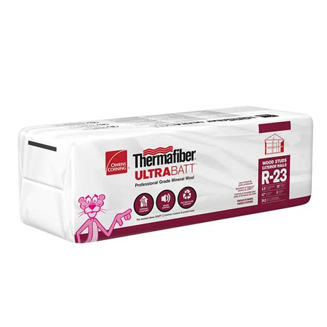 Owens Corning Thermafiber UltraBatt R 23 15 In X 47 In Mineral Wool