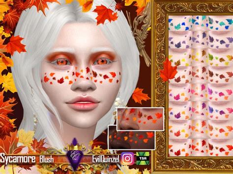 Evilquinzel S Sycamore Blush In Sims Sims Sims Cc Makeup