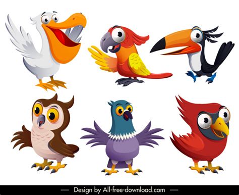 Cute Bird Cartoon