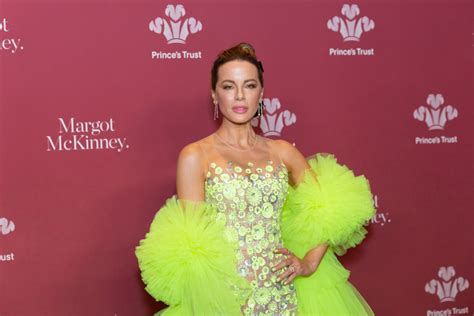 Kate Beckinsale Holds Court In Sheer Neon Dress At Princes Trust Gala