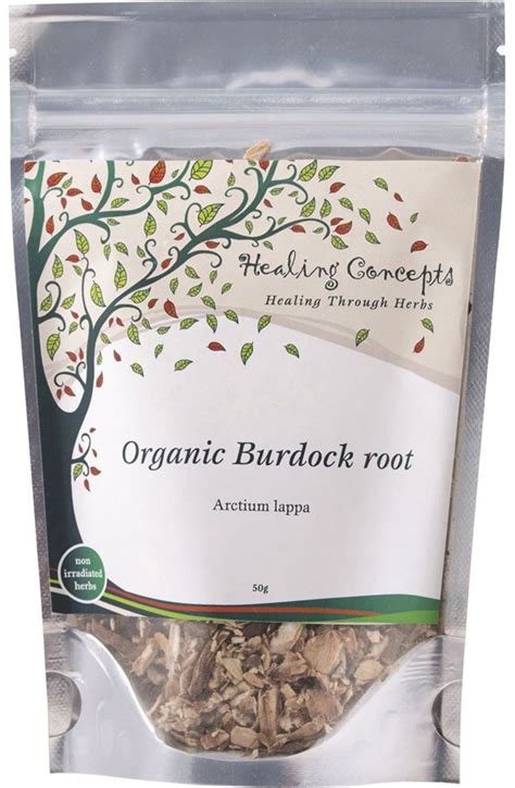 Healing Concepts Organic Burdock Root 50g – Health Co