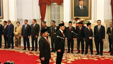 Ahy Resmi Dilantik Presiden Jokowi Sebagai Menteri Atr Bpn