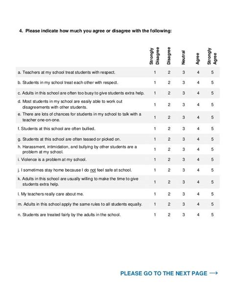 School climate survey