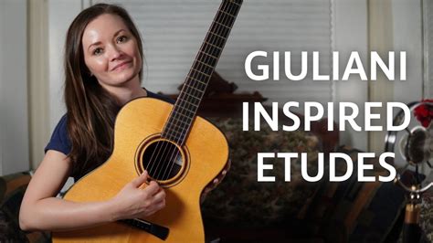 Giuliani Inspired Etudes Fingerstyle Guitar Exercises Lindsay Straw