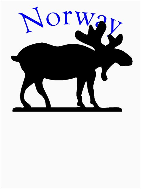 "Norway Moose" T-shirt by pjwuebker | Redbubble