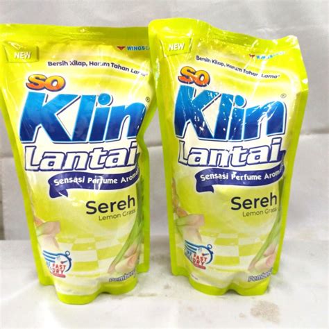 Jual Pembersih Lantai Soklin Lantai Wangi Sereh 780 Ml Shopee Indonesia