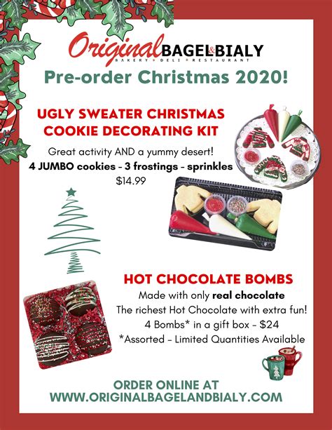 Christmas Specials — Original BAGEL & BIALY