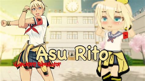 Making Asu Rito In Gacha Club Yandere Simulator YouTube