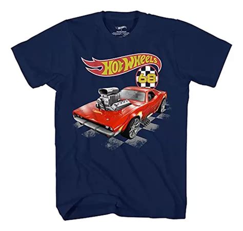 Camisa De Manga Corta Hot Wheels Para Ni Os Playera De Man Meses Sin Inter S