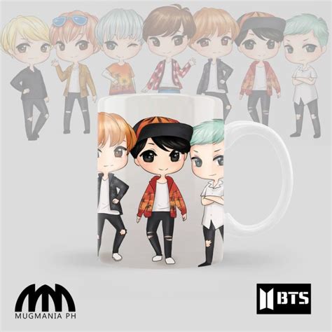 Bts Mugs Mugmania Bts Member Jungkook V Jimin Jin Suga