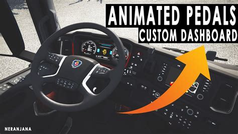 Animated Pedals Animated Steering Wheel Scania 2016 S R Custom