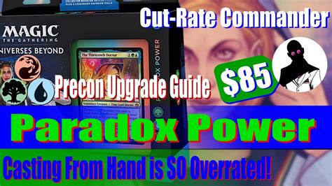 Cut Rate Commander Paradox Power Precon Upgrade Guide YouTube