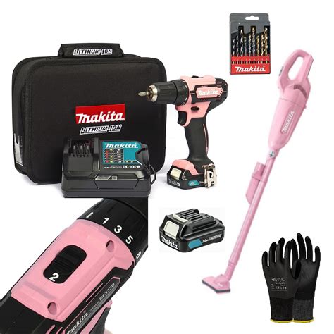 Makita Df Dsap X V Li Ion Mm Pink Driver Drill Plus