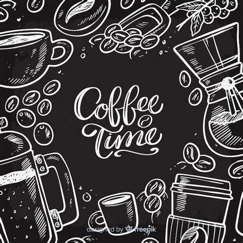 Premium Vector | Blackboard food background