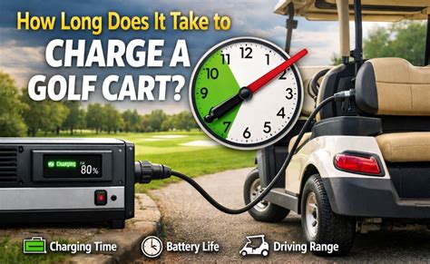 how long does it take for a cart to charge