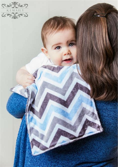 Burp Cloths Blue Gray Chevron Minky Burp Cloth, Baby Shower Gift, Burp ...