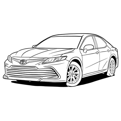 How To Draw 2022 Toyota Camry Sketchok Easy Drawing Guides