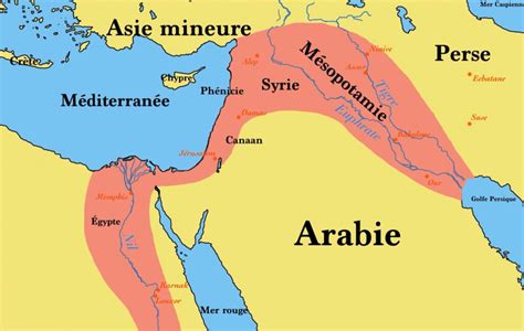 I Carte Du Croissant Fertile A La Crois E Des Histoires