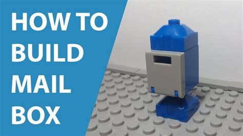 Lego Mailbox Lego Tutorials Youtube