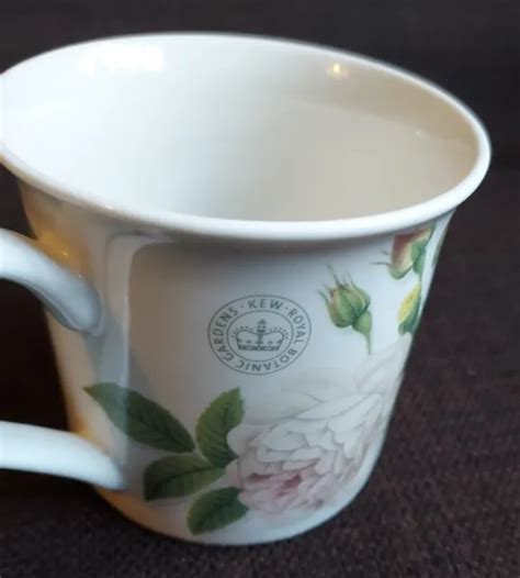 Royal Botanic Kew Gardens Mug Fine Bone China Mug Rosa Indica Rose