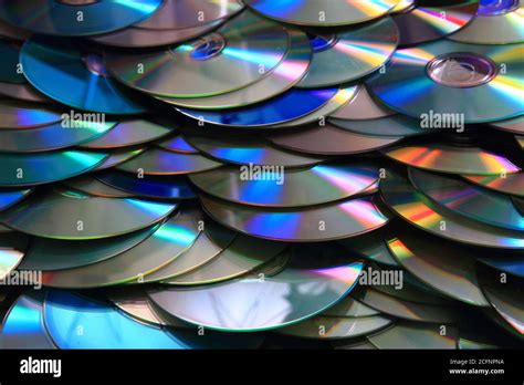 Cd And Dvd Data Texture As Technology Background Stock Photo Alamy