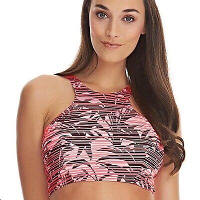 FREYA AS SOUL CITY HI NECK UNDERWIRED BIKINI TOP IN SUNSET SIZE
