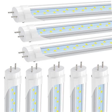 Jesled T8 4ft Led Tube Light Bulbsdual Row 28w 6000kdual End Powered8 Pack