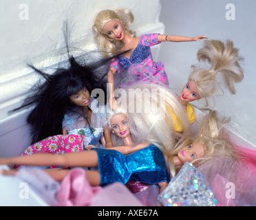 A Pile Of Naked Barbie Dolls Stock Photo Alamy