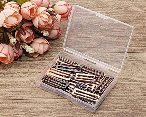 Amazon Tupalizy 40PCS Metal Bra Strap Hooks For Sewing Bikini Halter Tops Bathing Suit