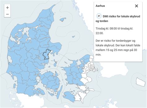 Nu Igen Dmi Advarer Om Skybrud Og Torden I Aarhus