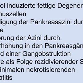 Abb Hypothesen Zur Pathogenese Der Chronischen Pankreatitis