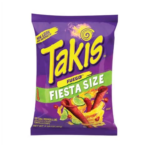 Takis Rolls Spicy Fuego Hot Chili Pepper Lime Rolled Tortilla Chips