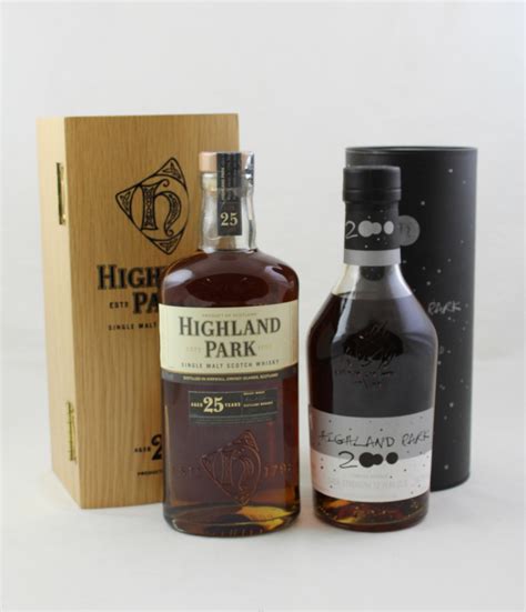 Bonhams : Highland Park-25 year old Highland Park Millennium-12 year old