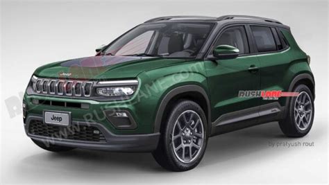 2023 Jeep Compact SUV Rendered - To Rival Creta, Grand Vitara